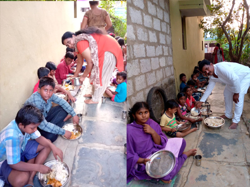 Feeding children